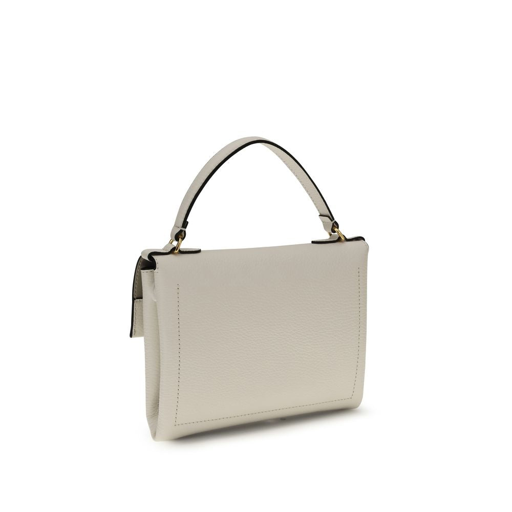 Cream Calf Leather Bos Taurus Clutch Bag