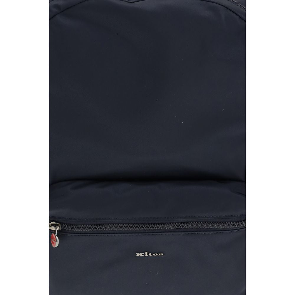 Blue Fabric Backpack