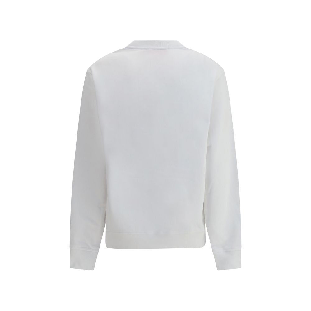 White Cotton Sweatshirt