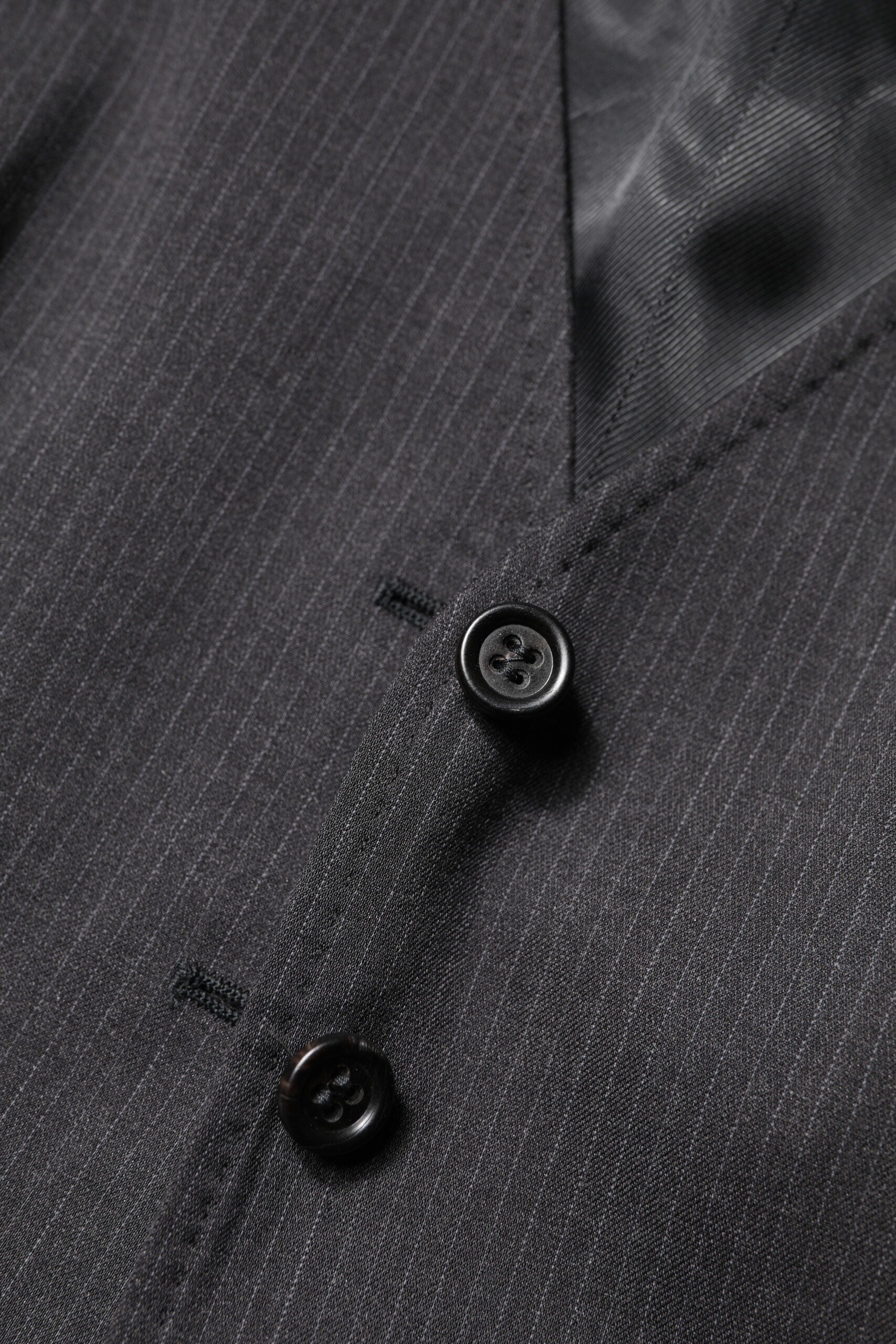 Black Striped Button Down Sleeveless Vest Top