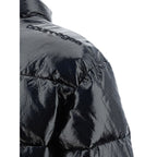 Black Viscose Full-Length Jacket