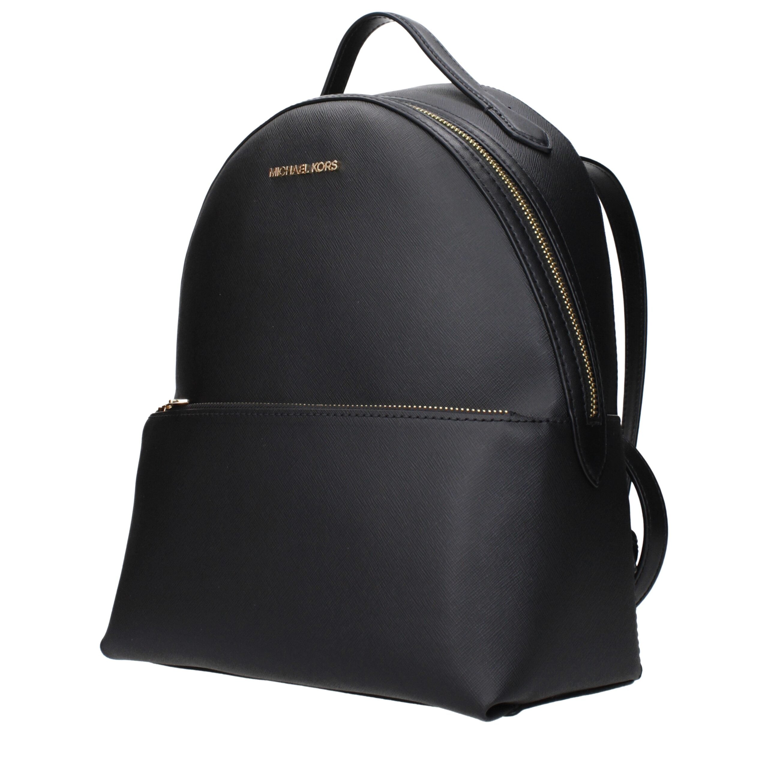 Black Leather Backpack