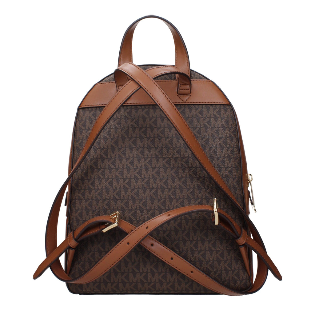 Brown Fabric Backpack