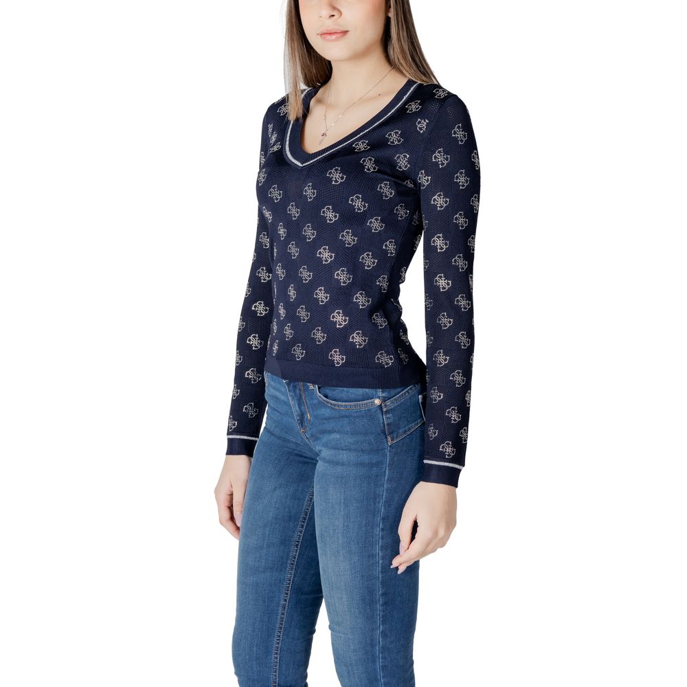 Blue Viscose Sweatshirt