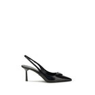 Black Calf Leather Bos Taurus High Heel Pumps