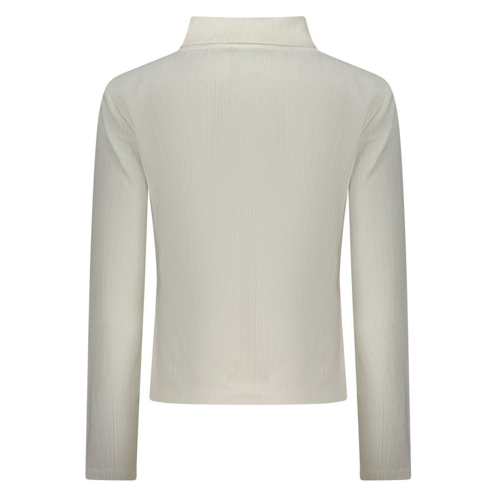 "Bianco Polyester Women Sweater"