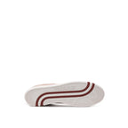 Pink Leather Low Top Sneakers