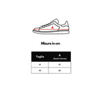 Blue Leather Low Top Sneakers