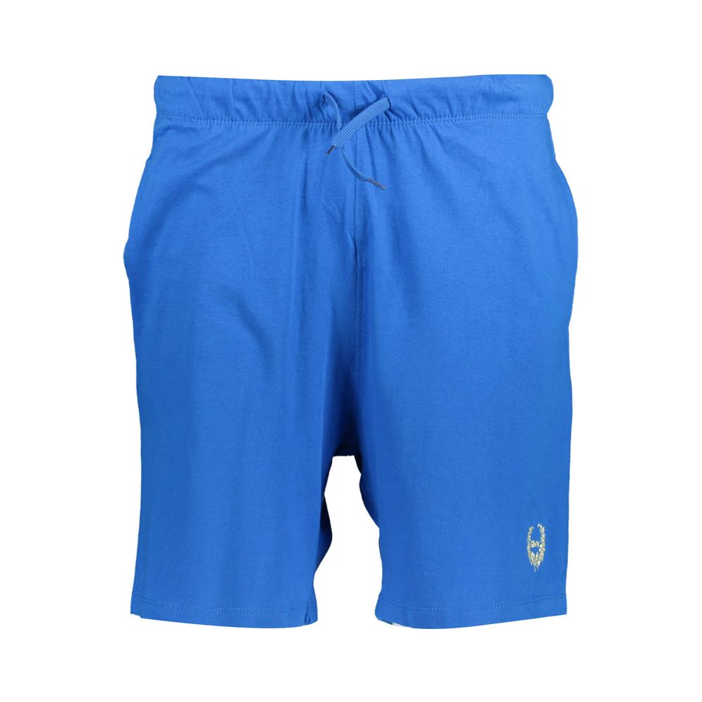 Blaue Baumwolle Herren Sport Short