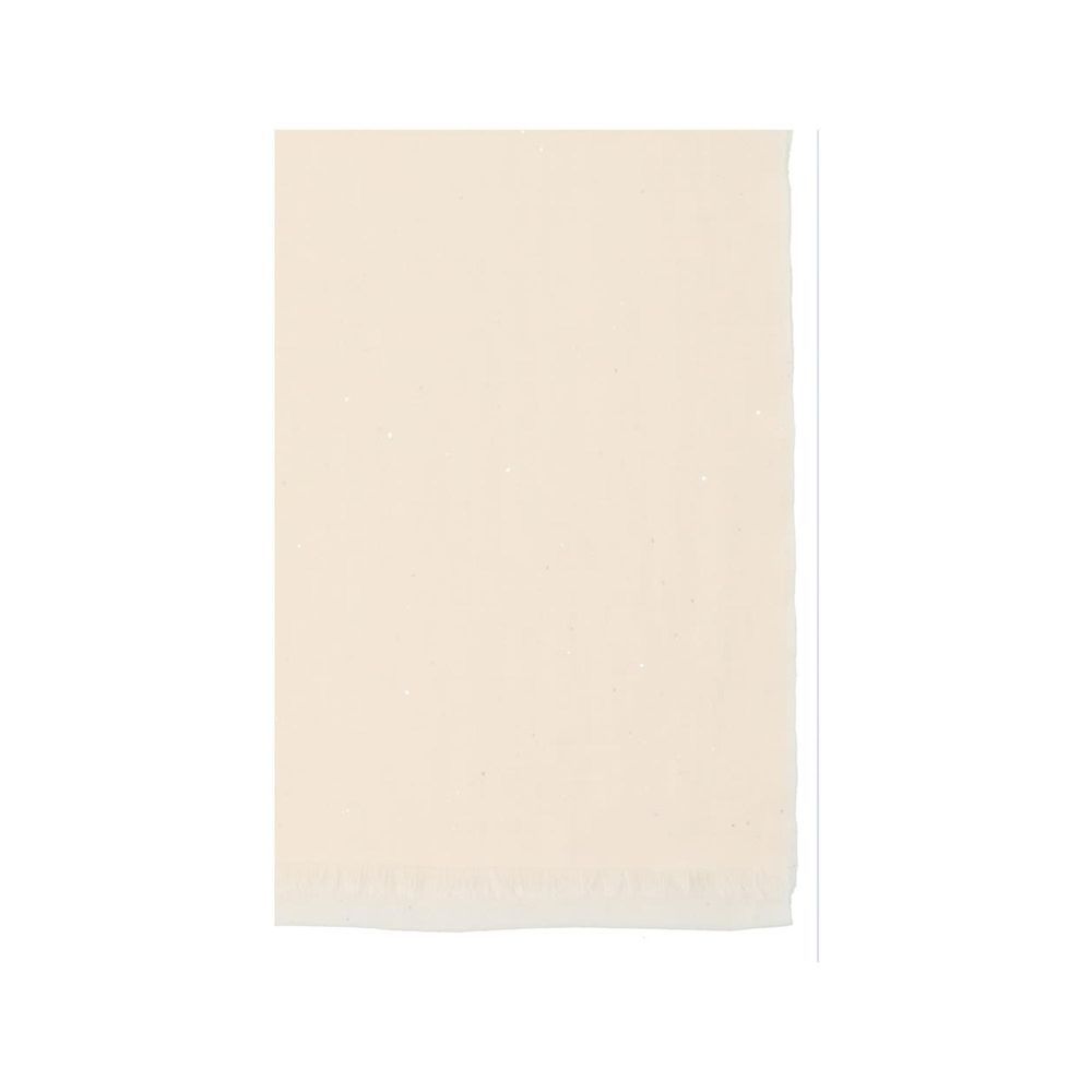 Foulard en laine blanche