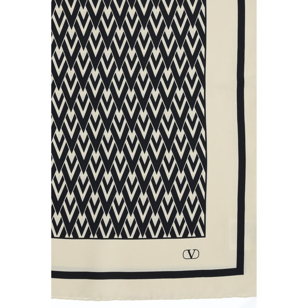 Foulard en soie multicolore