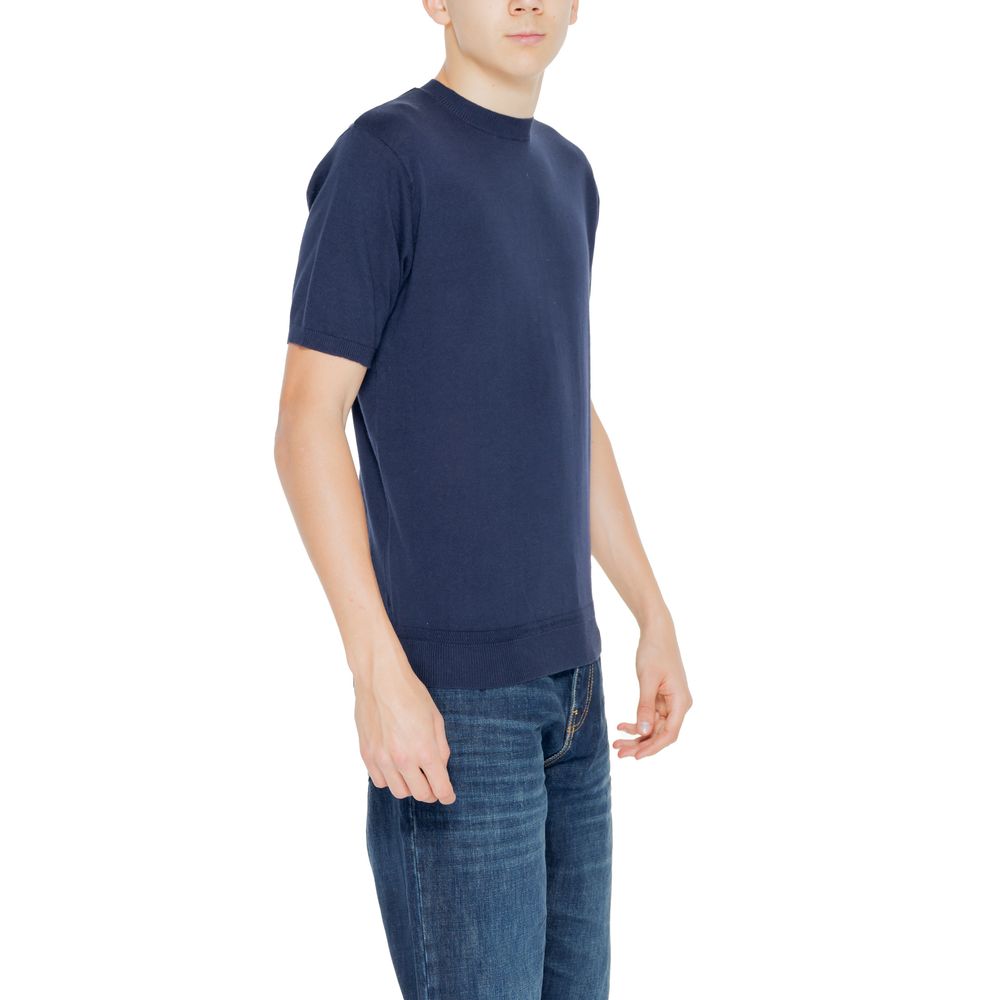 T-shirt en coton bleu