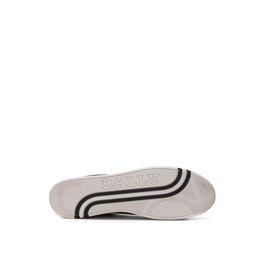 Baskets basses en cuir bleu