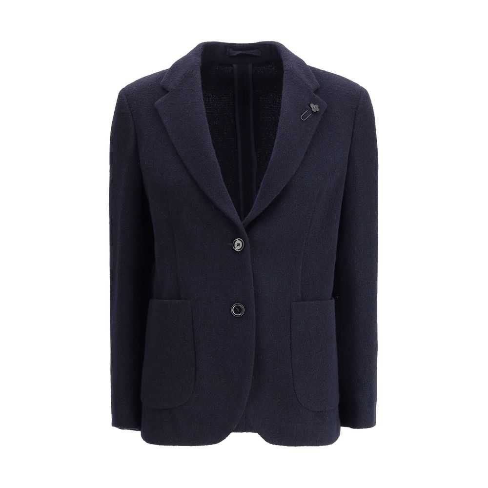 Blazer en laine bleue