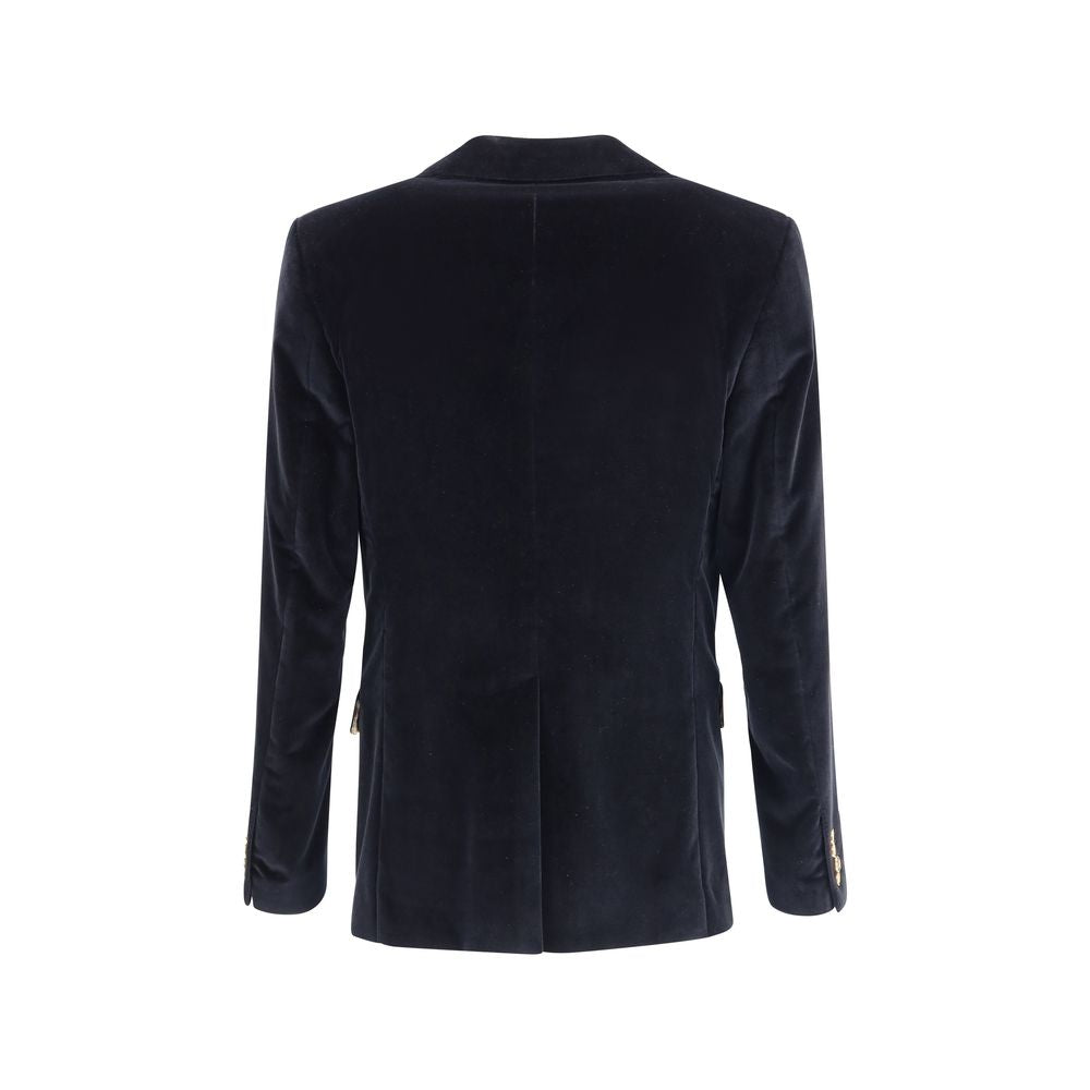 Blazer en coton noir