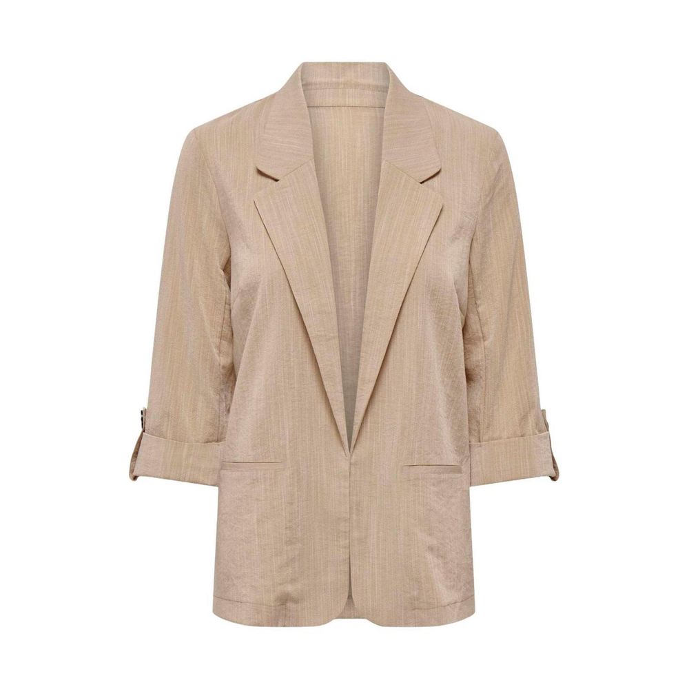 Blazer en viscose beige