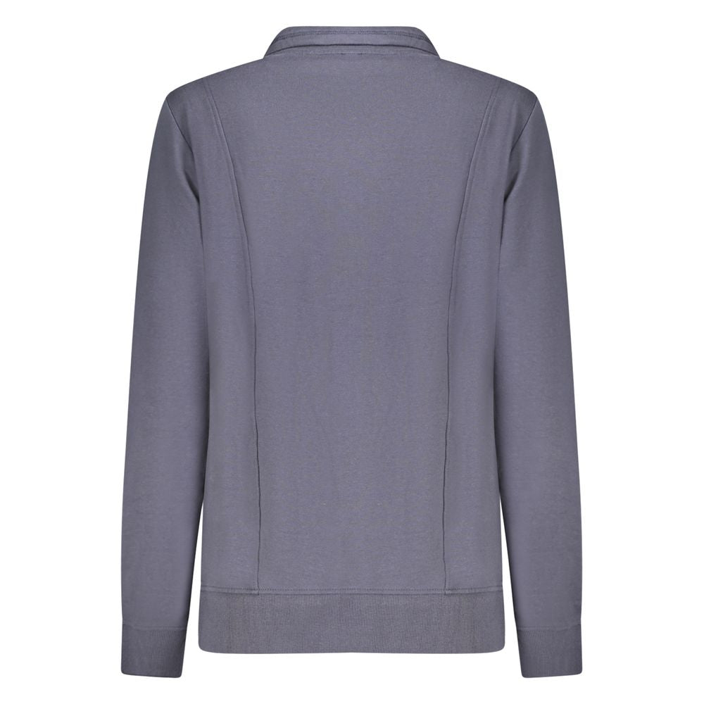 Blu Cotton Women Sweatshirt
