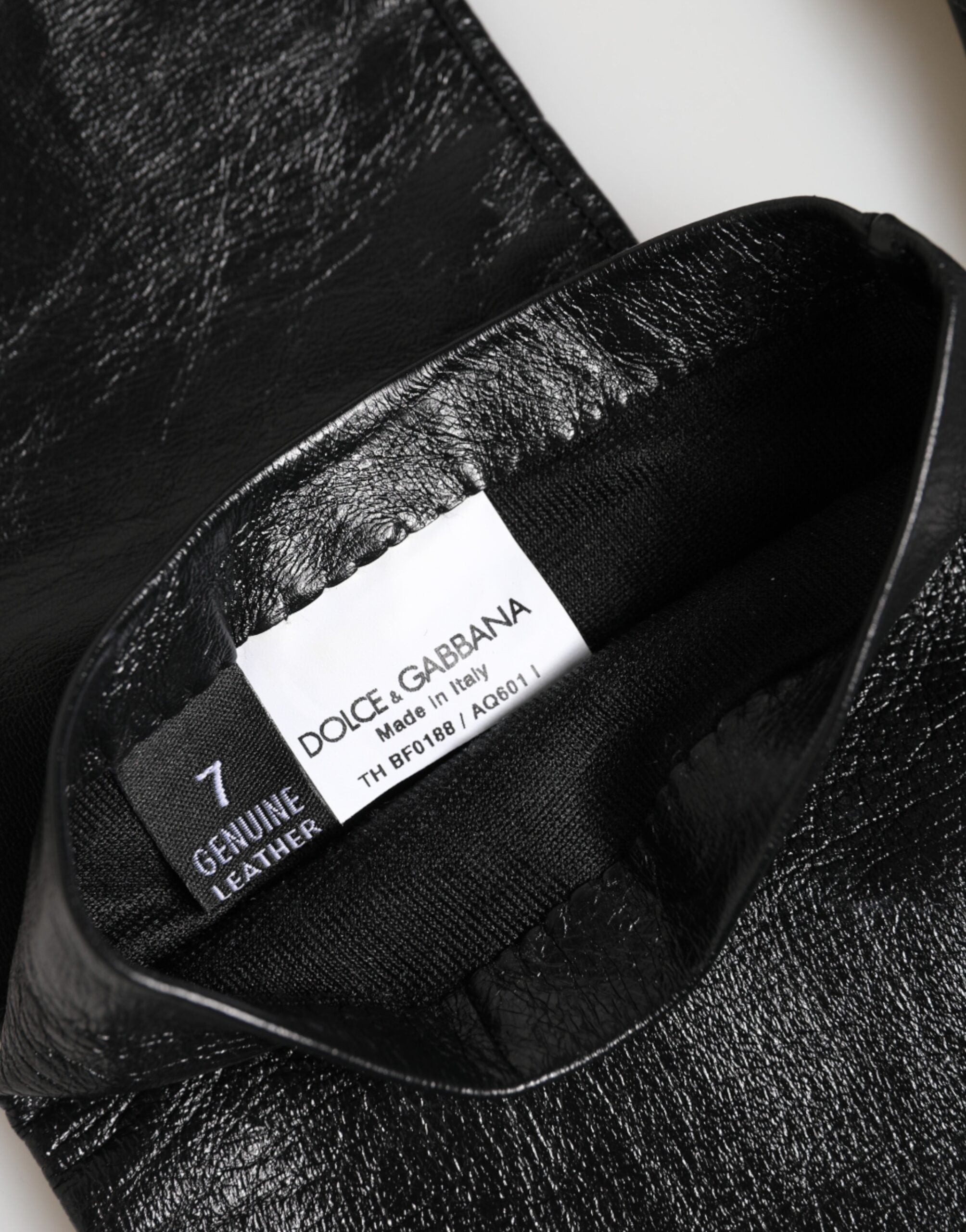 Gants à mitaines en polyester noir, longueur du coude