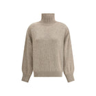 Pull en cachemire beige