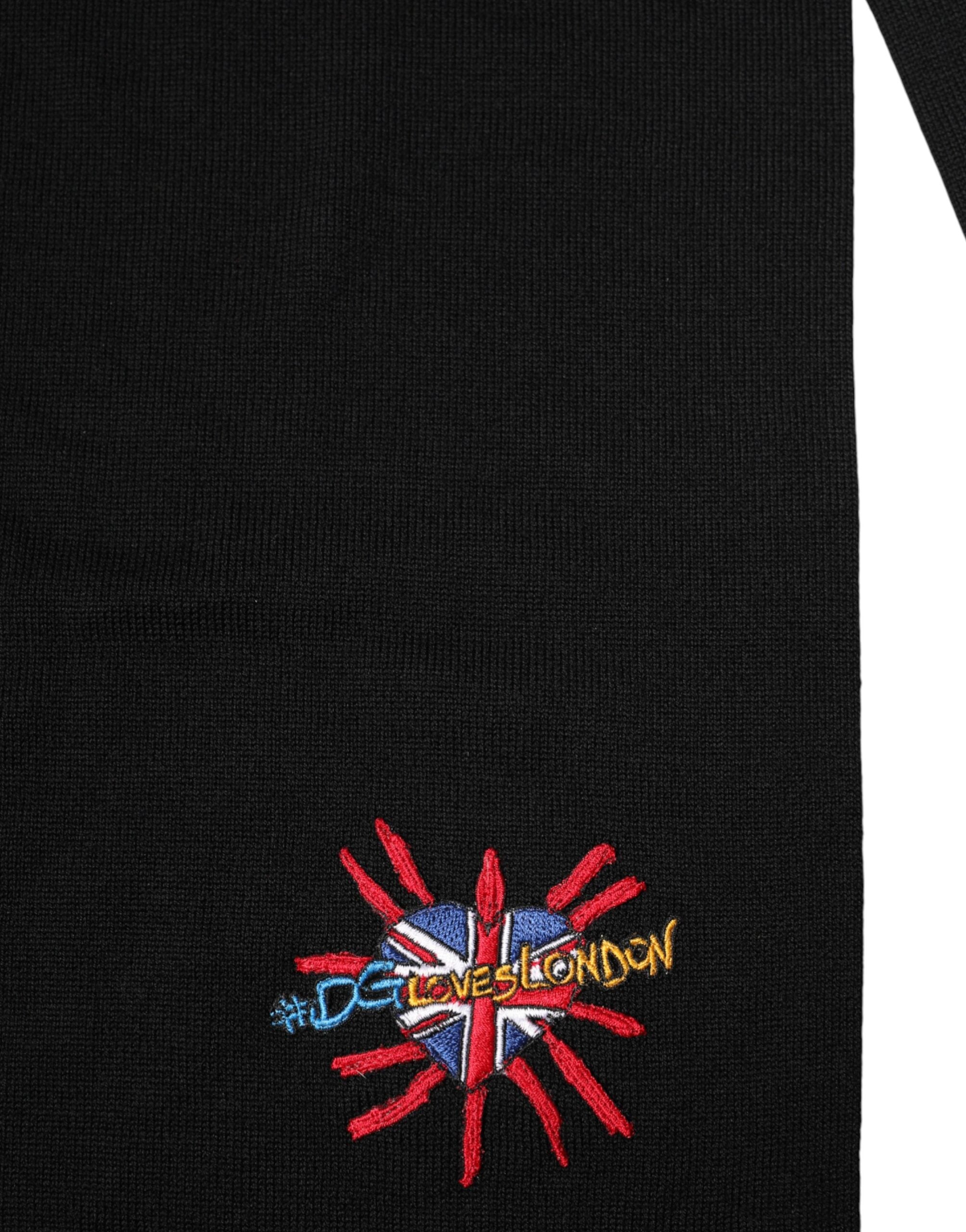 Écharpe en laine bleue DG Loves London