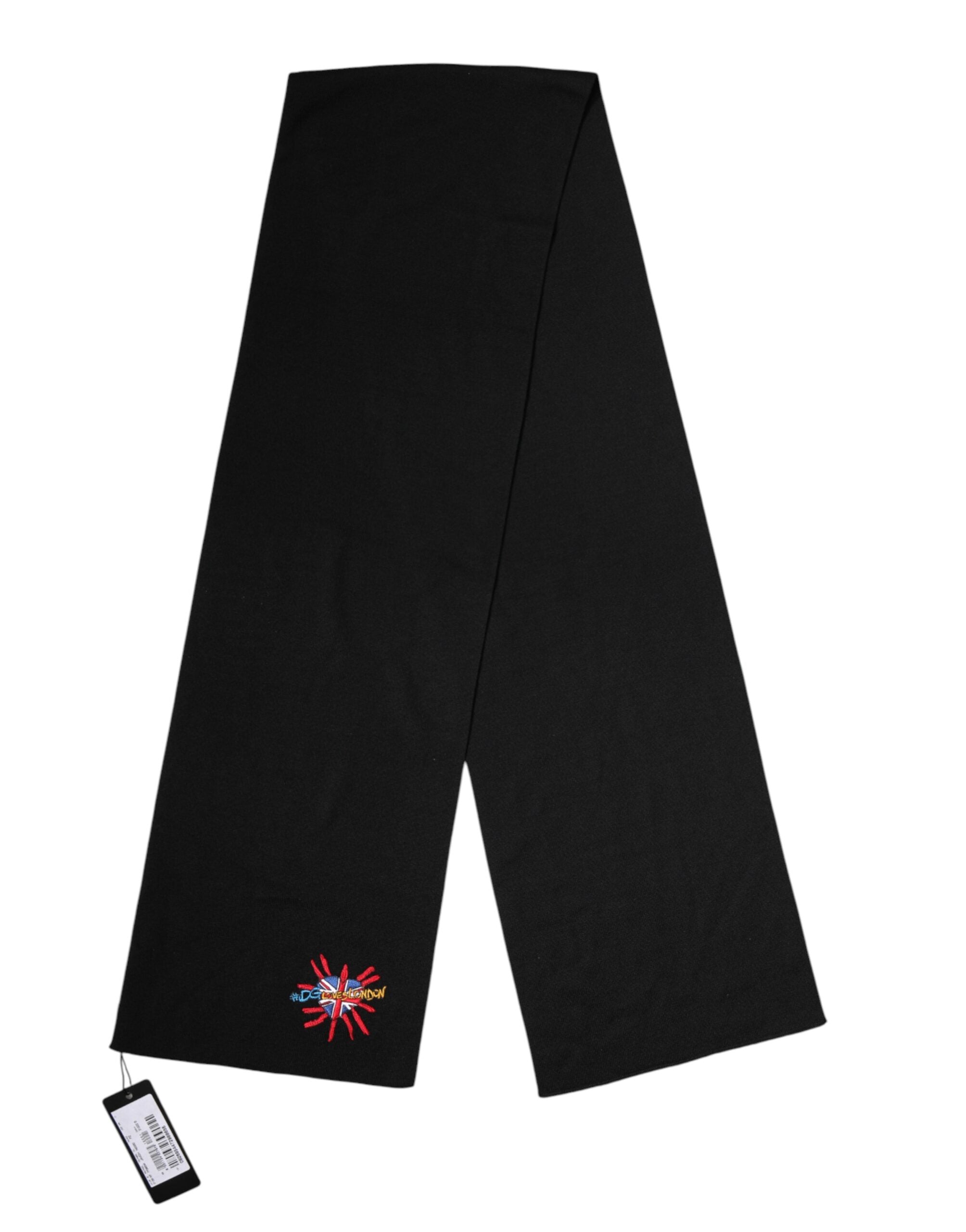 Écharpe en laine bleue DG Loves London