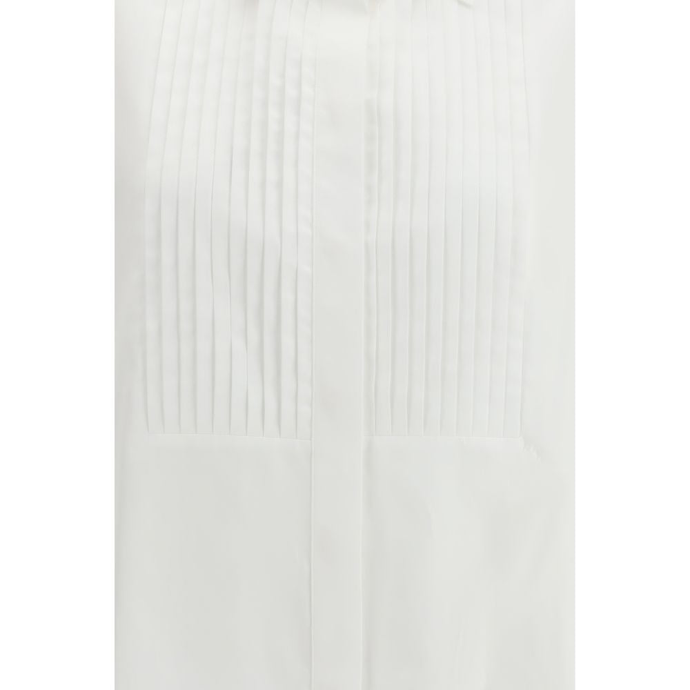 Chemise en coton blanc