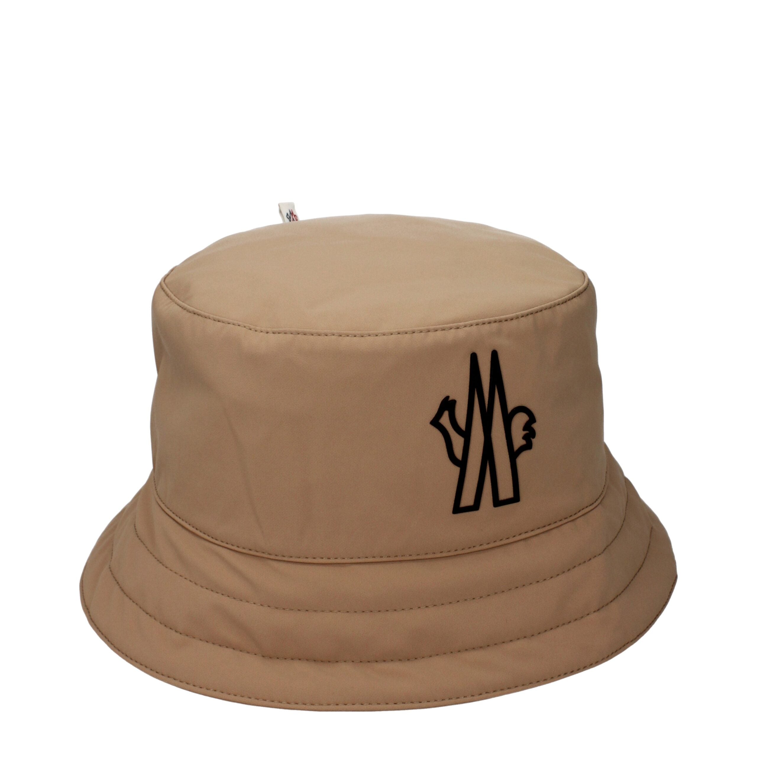 Chapeau Bucket en tissu beige