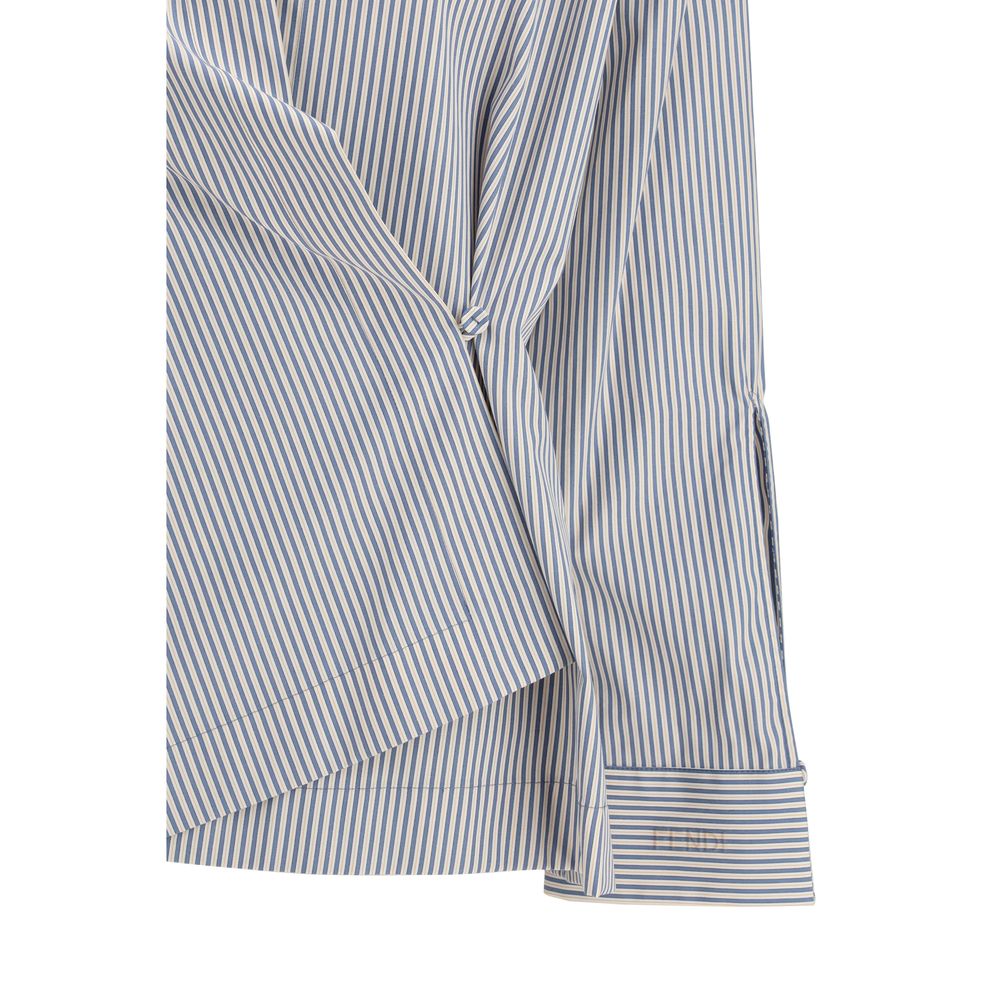 Chemise en coton à motifs multicolores